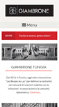 Mobile Screenshot of giambronetunisia.com